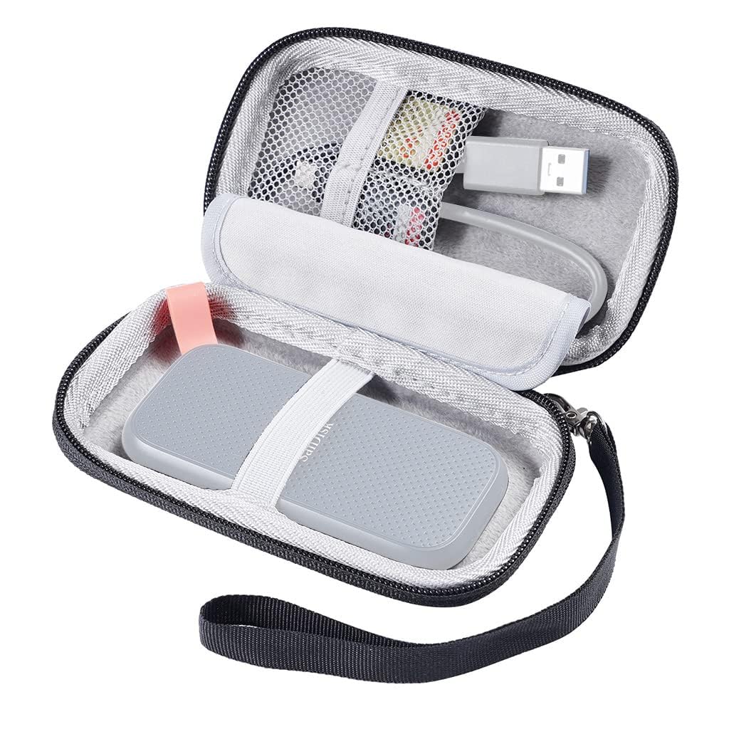 Verilux® Hard Carrying Case Storage Bag for SanDisk 480GB 1TB 2TB 4TB Extreme Pro Portable SSD SDSSDE30 / SDSSDE81 Solid State Drive EVA Shockproof Water Repellent Protective Storage Travel Bag Verilux® Hard Carrying Case Storage Bag for SanDisk 480GB 1TB 2TB 4TB Extreme Pro Portable SSD SDSSDE30 / SDSSDE81 Solid State Drive EVA Shockproof Water Repellent Protective Storage Travel Bag